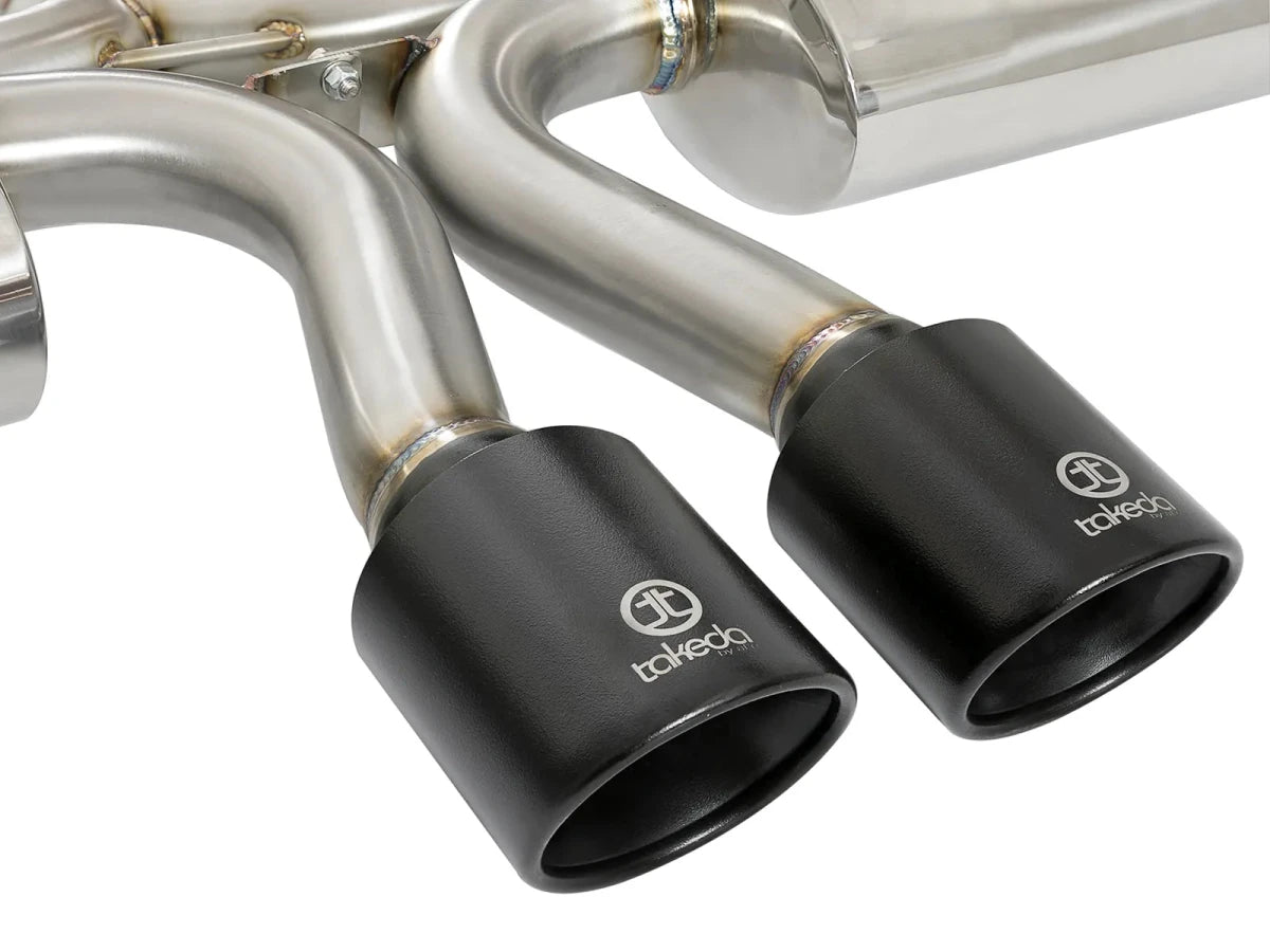 AFE - aFe POWER Takeda 3in 304 SS Cat - Back Exhaust 17 - 19 Honda Civic Si L4 - 1.5L (t)