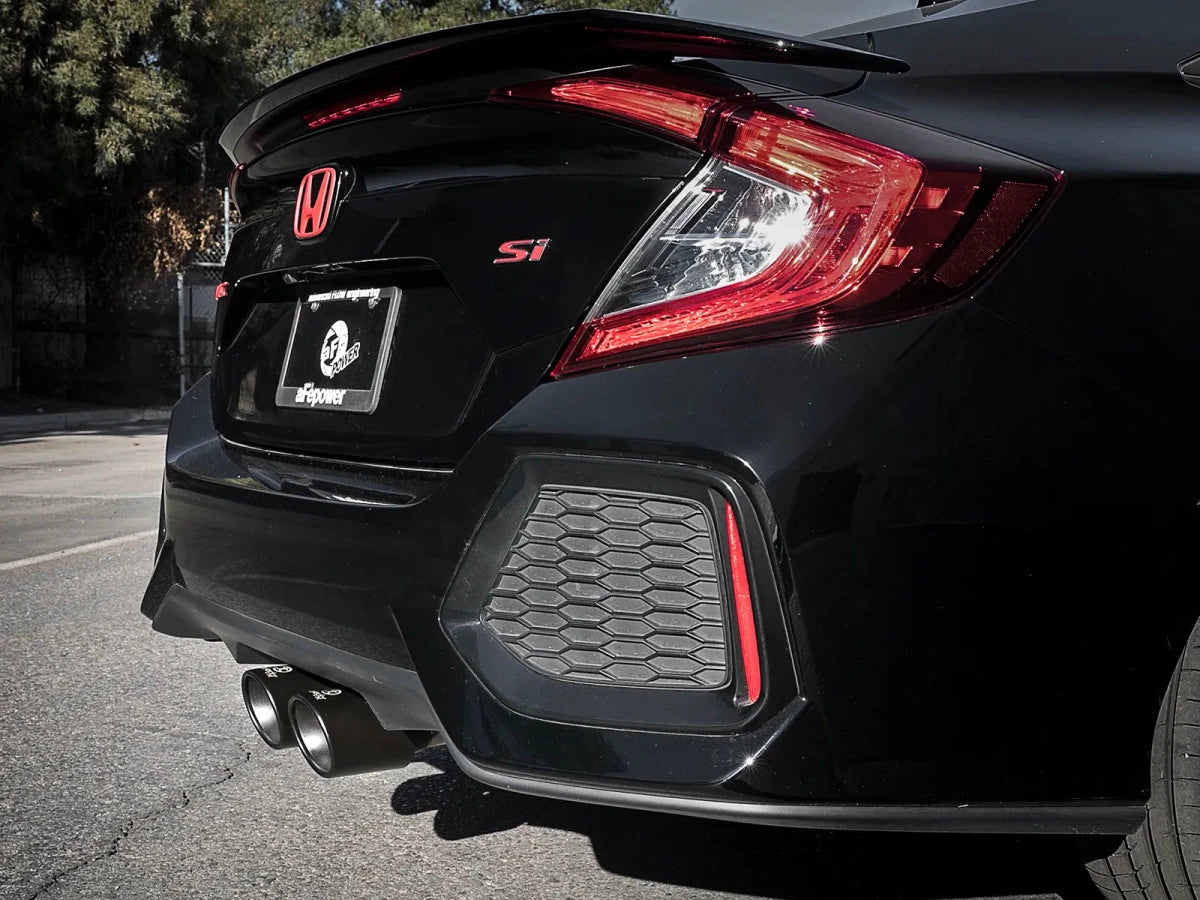 AFE - aFe POWER Takeda 3in 304 SS Cat - Back Exhaust 17 - 19 Honda Civic Si L4 - 1.5L (t)