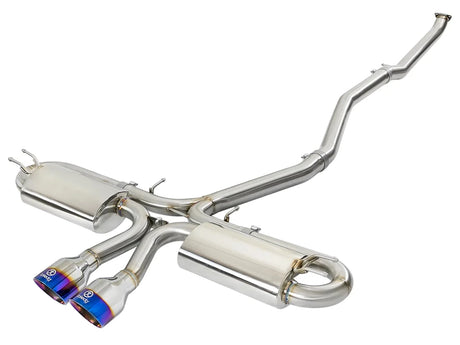 AFE - aFe POWER Takeda 3in 304 SS Cat - Back Exhaust 17 - 19 Honda Civic Si L4 - 1.5L (t)