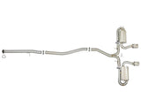 AFE - aFe POWER Takeda 3in 304 SS Cat - Back Exhaust 17 - 19 Honda Civic Si L4 - 1.5L (t)