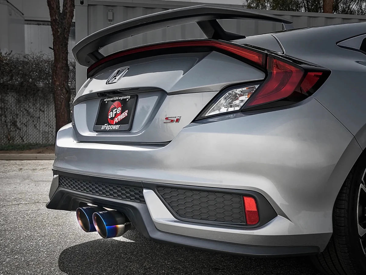 AFE - aFe POWER Takeda 3in 304 SS Cat - Back Exhaust 17 - 19 Honda Civic Si L4 - 1.5L (t)
