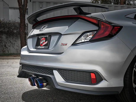 AFE - aFe POWER Takeda 3in 304 SS Cat - Back Exhaust 17 - 19 Honda Civic Si L4 - 1.5L (t)