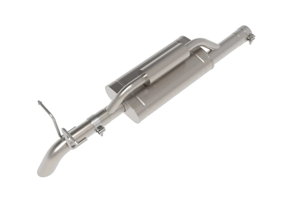 AFE - aFe ROCK BASHER 2 - 1/2 IN 409 Stainless Steel Cat - Back Exhaust System