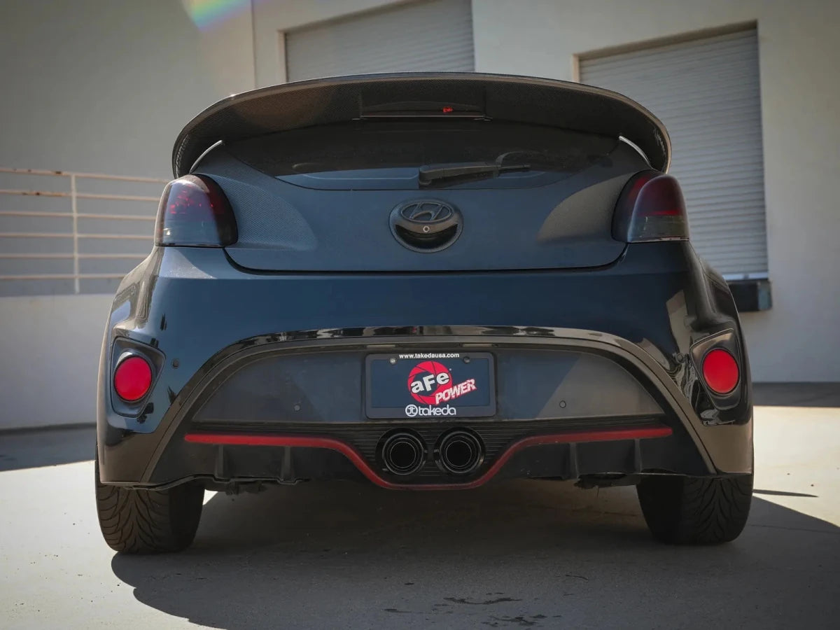 AFE - aFe Takeda 2 - 1/2in to 3in SS - 304 Cat - Back Exhaust 13 - 17 Hyundai Veloster L4 - 1.6L