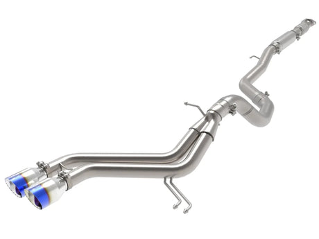AFE - aFe Takeda 2 - 1/2in to 3in SS - 304 Cat - Back Exhaust 13 - 17 Hyundai Veloster L4 - 1.6L