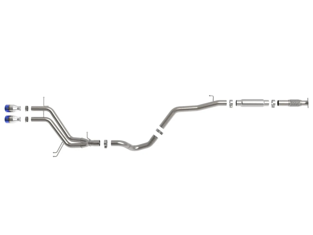 AFE - aFe Takeda 2 - 1/2in to 3in SS - 304 Cat - Back Exhaust 13 - 17 Hyundai Veloster L4 - 1.6L