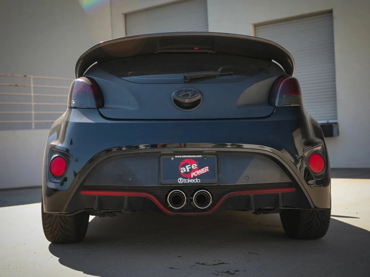 AFE - aFe Takeda 2 - 1/2in to 3in SS - 304 Cat - Back Exhaust 13 - 17 Hyundai Veloster L4 - 1.6L