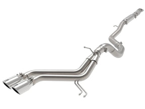 AFE - aFe Takeda 2 - 1/2in to 3in SS - 304 Cat - Back Exhaust 13 - 17 Hyundai Veloster L4 - 1.6L