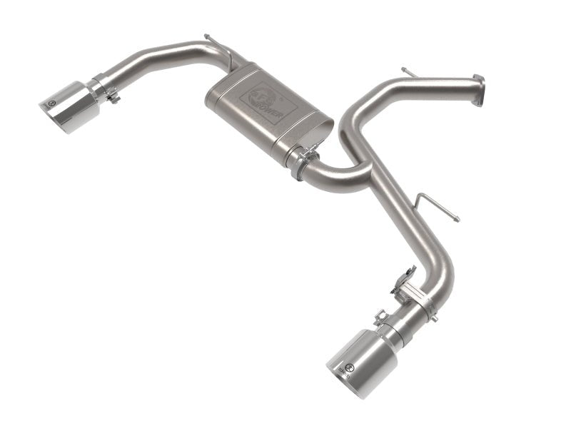 AFE - aFe Takeda 22 - 23 Hyundai Elantra N L4 - 2.0L (t) 3in 304 SS Axle - Back Exhaust w/ Polished Tips - Panda Motorworks