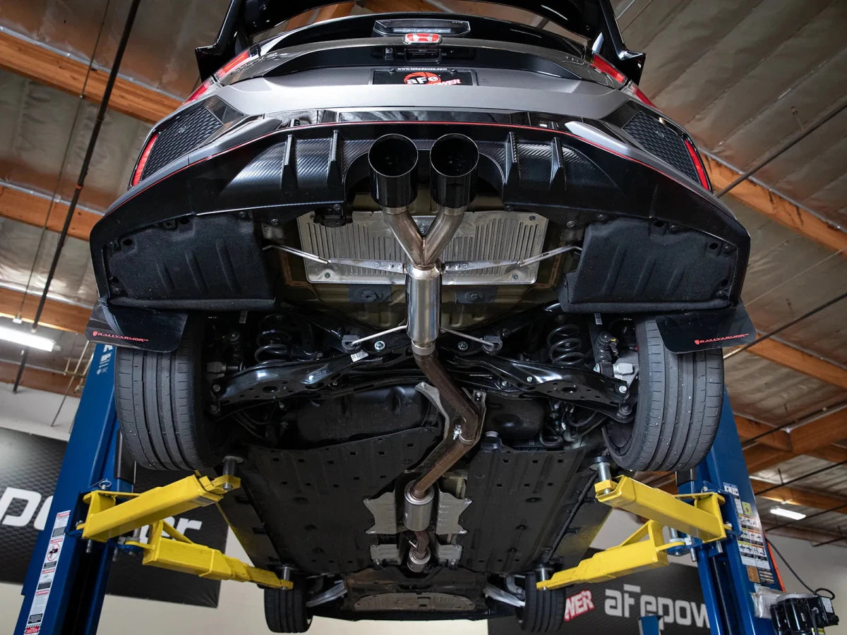 AFE - aFe Takeda 2.5in 304SS Axle - Back Exhaust System 17 - 21 Honda Civic Type R L4 - 2.0L (t)