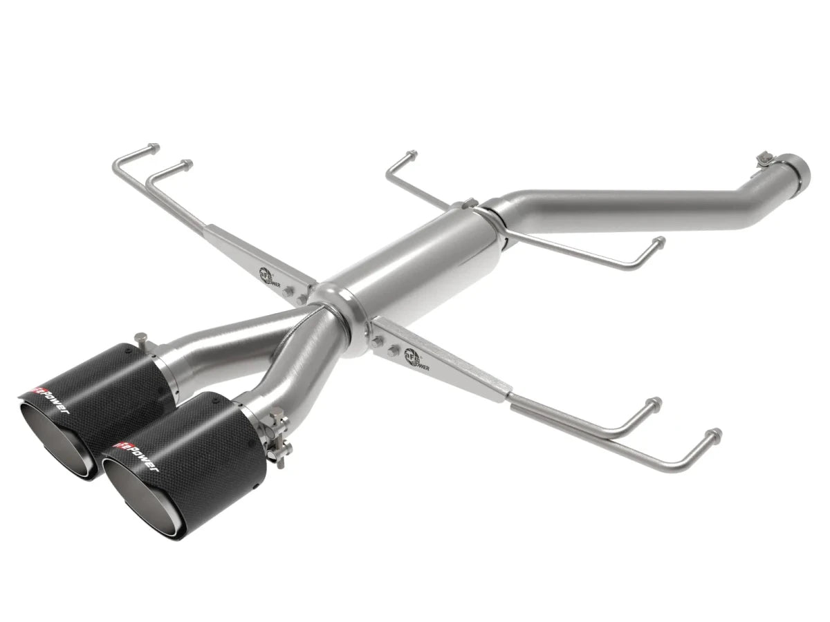 AFE - aFe Takeda 2.5in 304SS Axle - Back Exhaust System 17 - 21 Honda Civic Type R L4 - 2.0L (t)