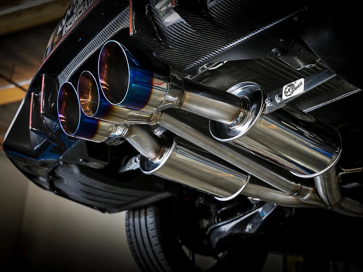 AFE - aFe Takeda 3in 304 SS Cat - Back Exhaust 17 - 21 Honda Civic Type R L4 2.0L (t)