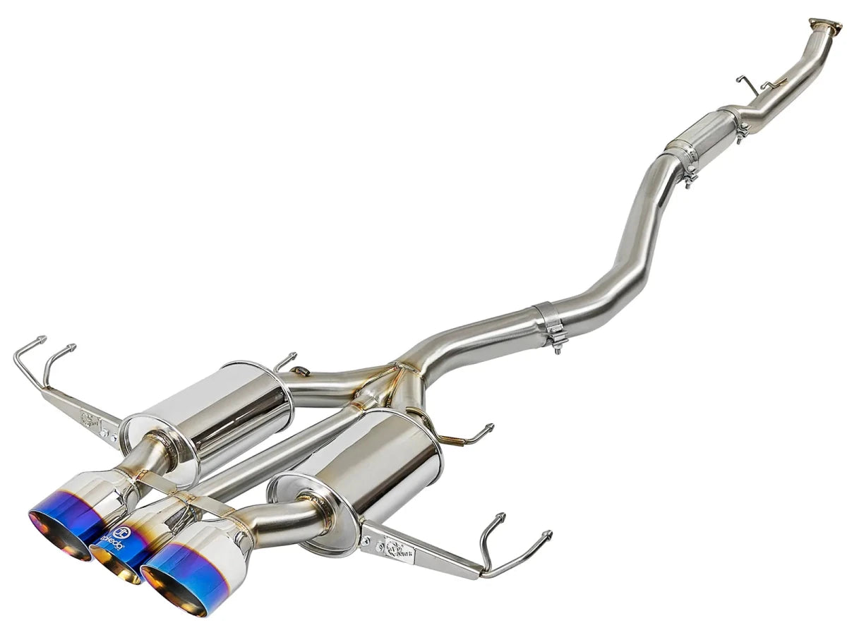 AFE - aFe Takeda 3in 304 SS Cat - Back Exhaust 17 - 21 Honda Civic Type R L4 2.0L (t)