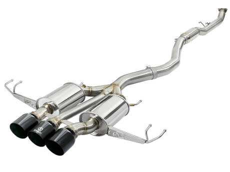 AFE - aFe Takeda 3in 304 SS Cat - Back Exhaust 17 - 21 Honda Civic Type R L4 2.0L (t)