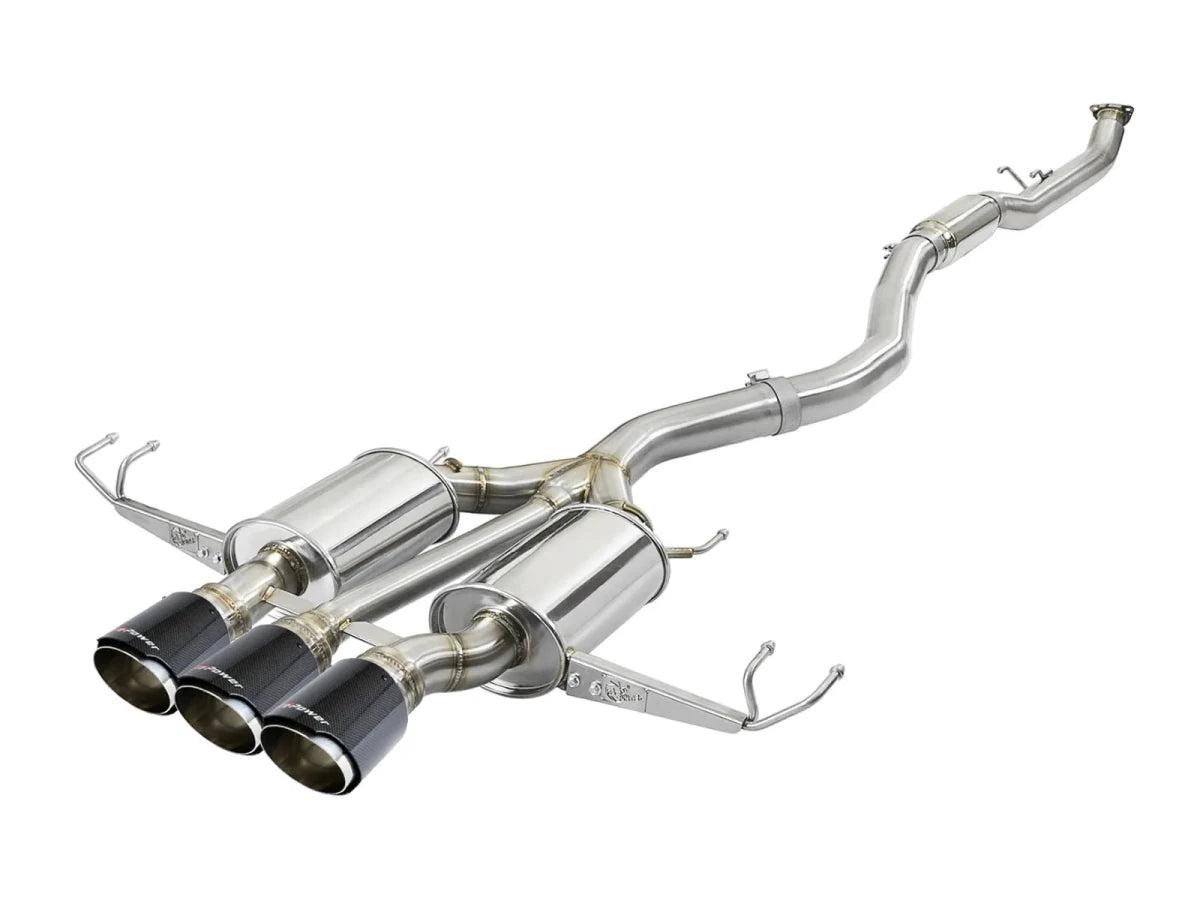 AFE - aFe Takeda 3in 304 SS Cat - Back Exhaust 17 - 21 Honda Civic Type R L4 2.0L (t)