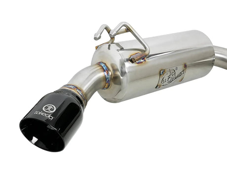 AFE - aFe Takeda Exhaust 304SS Dual Cat - Back w/ Polished Tips 08 - 13 Mitsubishi Lancer Evo X L4 2.0L Turbo