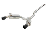 AFE - aFe Takeda Exhaust 304SS Dual Cat - Back w/ Polished Tips 08 - 13 Mitsubishi Lancer Evo X L4 2.0L Turbo