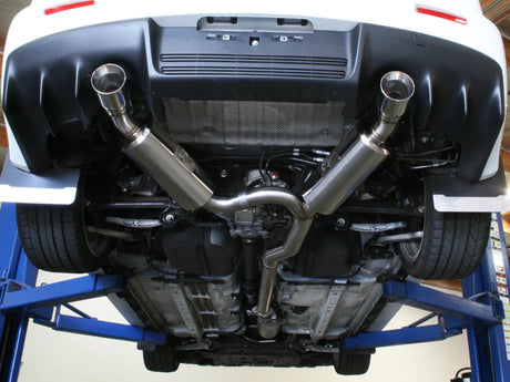 AFE - aFe Takeda Exhaust 304SS Dual Cat - Back w/ Polished Tips 08 - 13 Mitsubishi Lancer Evo X L4 2.0L Turbo