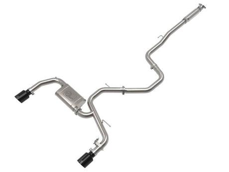 AFE - aFe Takeda Hyundai Elantra N 22 - 23 L4 - 2.0L (t) 3in 304 SS Cat - Back Exhaust w/ Black Tips - Panda Motorworks