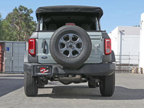 AFE - aFe Vulcan 3in 304 SS Axle - Back Exhaust 2021 Ford Bronco 2.3L/2.7L