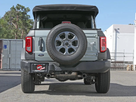AFE - aFe Vulcan 3in 304 SS Axle - Back Exhaust 2021 Ford Bronco 2.3L/2.7L