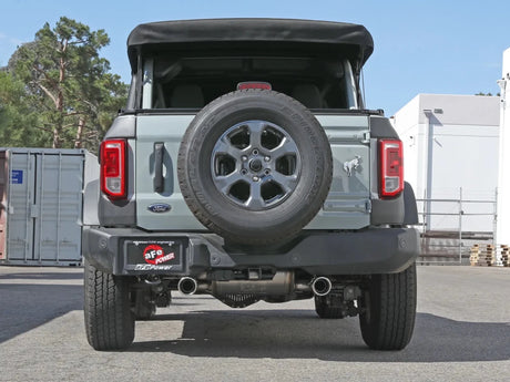 AFE - aFe Vulcan 3in 304 SS Axle - Back Exhaust 2021 Ford Bronco 2.3L/2.7L