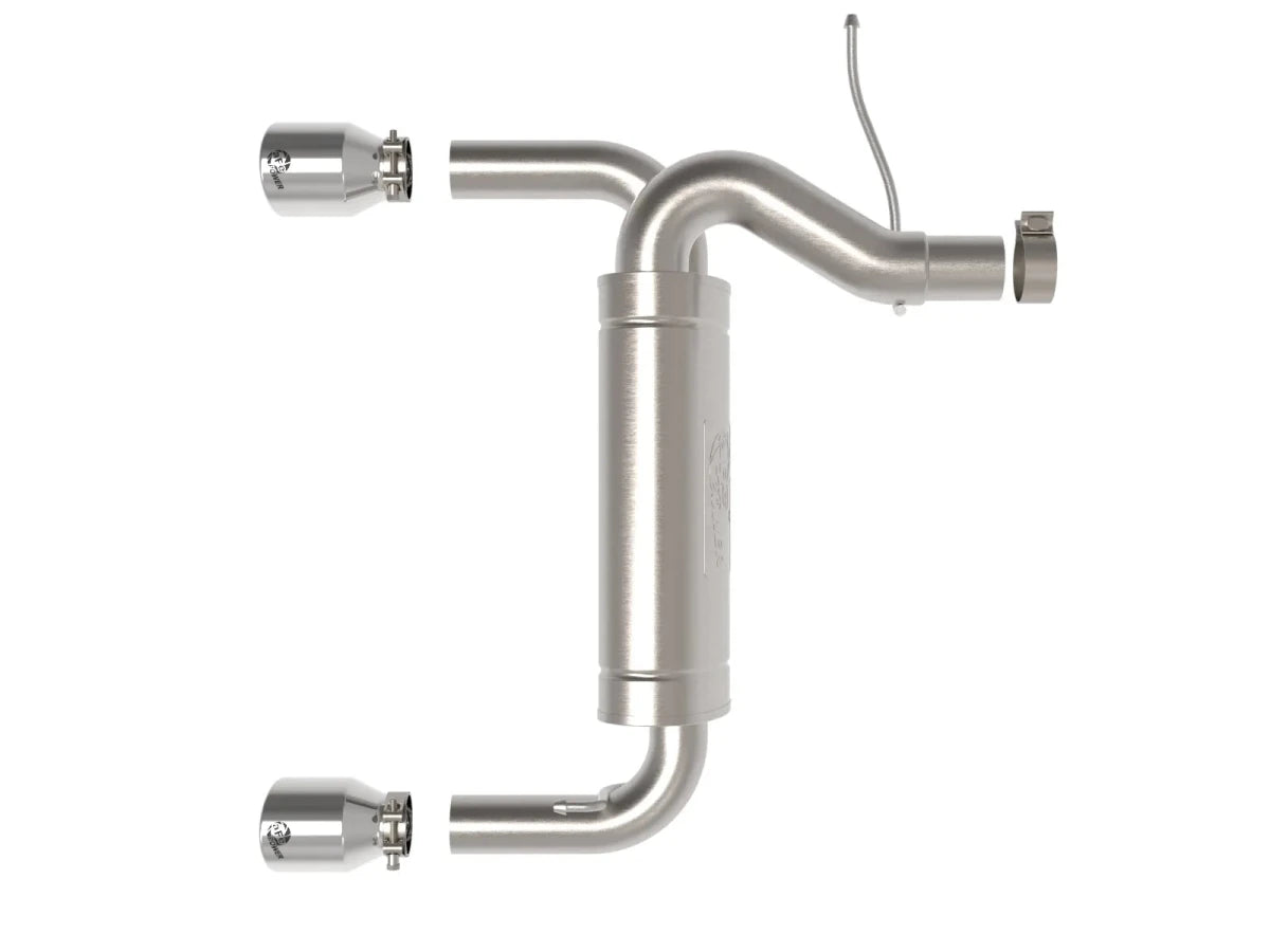 AFE - aFe Vulcan 3in 304 SS Axle - Back Exhaust 2021 Ford Bronco 2.3L/2.7L