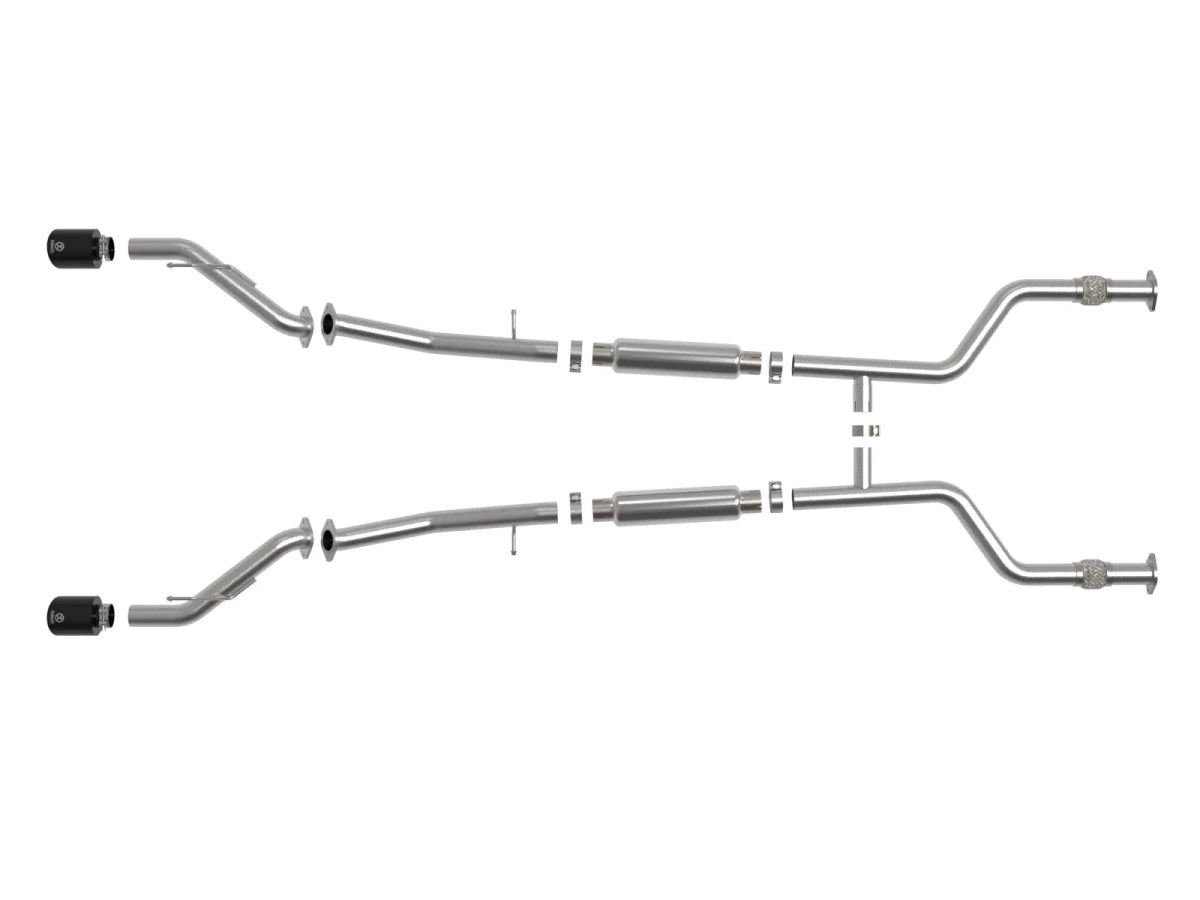 AFE - Takeda 2 - 1/2 IN 304 Stainless Steel Cat - Back Exhaust System