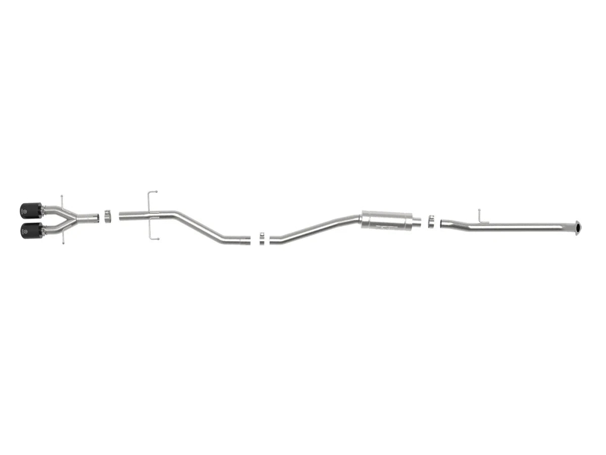 AFE - Takeda 304 Stainless Steel Cat - Back Exhaust System - 10th Gen Honda Civic SI Coupe