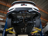 AFE - Takeda 304 Stainless Steel Cat - Back Exhaust System - 10th Gen Honda Civic SI Coupe