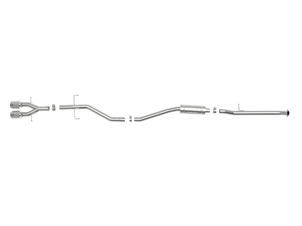 AFE - Takeda 304 Stainless Steel Cat - Back Exhaust System - 10th Gen Honda Civic SI Coupe