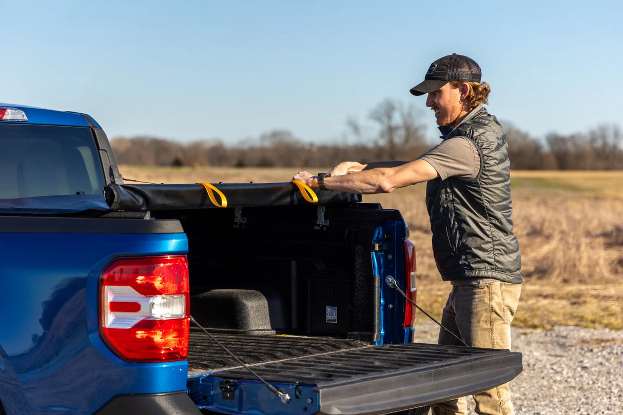 Rough Country Soft Roll Up Bed Cover 4'6" Bed | Ford Maverick 2WD/4WD (2022-2026)