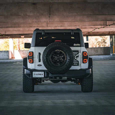 AlphaRex - AlphaRex 21 - 24 Ford Bronco NOVA LED Tail Lights - Black - Panda Motorworks