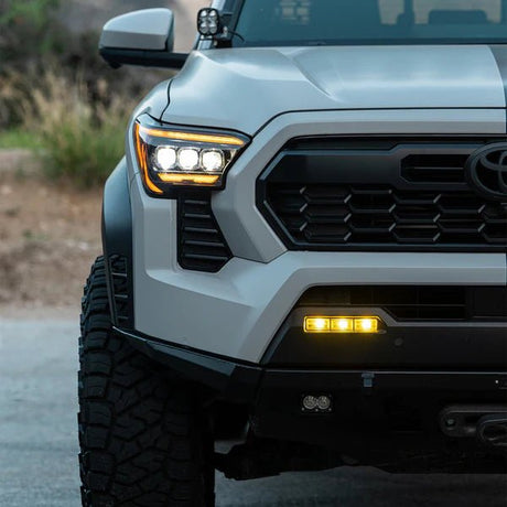 AlphaRex - AlphaRex DoubleTap Dual Color LED Projector Fog Lights – 2024+ Toyota Tacoma