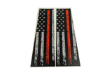 American Flag B Pillar Overlays - 2024+ Ranger