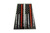 American Flag B Pillar Overlays - 2024+ Ranger