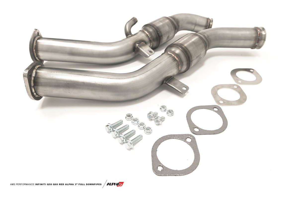 AMS Performance - AMS Performance VR30DDTT Street Full Downpipes W/GESI Cats
