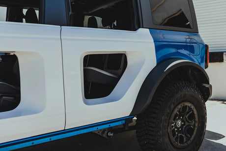 Anderson Composites - Anderson Composites 21 - 24 Ford Bronco 4DR Fiberglass Rear Doors (Pair) NO Inserts - Off Road - Panda Motorworks