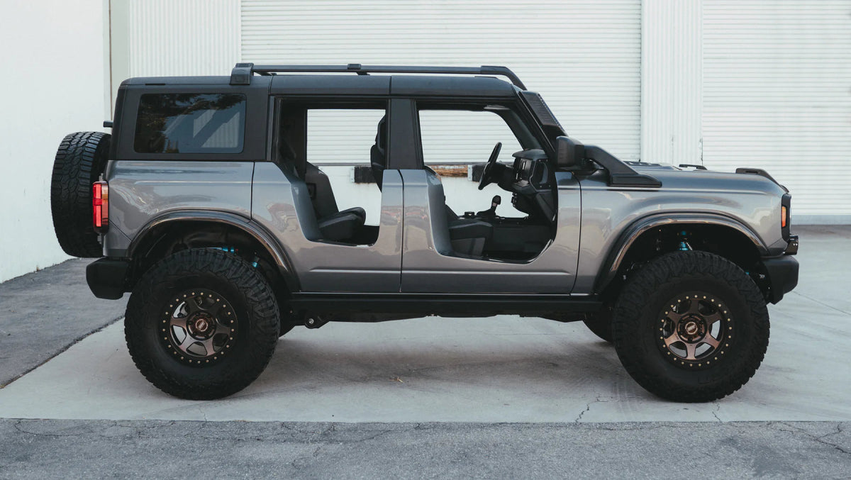 Anderson Composites - Anderson Composites 21 - 24 Ford Bronco 4DR Fiberglass Rear Roadster Doors (Pair) - Panda Motorworks