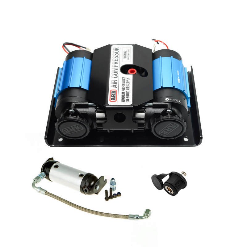 ARB - ARB Ford Bronco Twin 12V Onboard Compressor Kit - Panda Motorworks