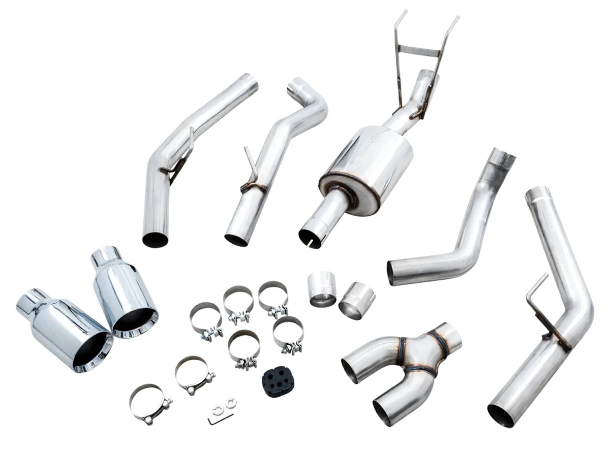 AWE Tuning - AWE 0FG Exhaust Suite for the 4th Gen RAM 1500 5.7L (without bumper cutouts)