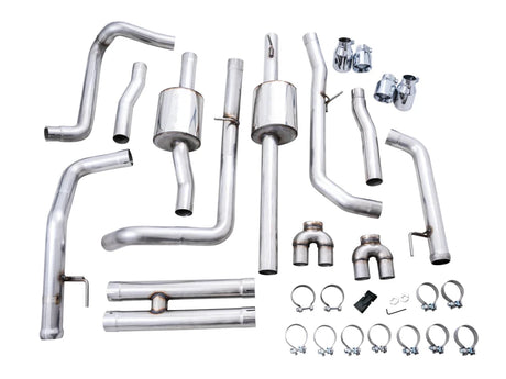 AWE Tuning - AWE 0FG Exhaust Suite for the 4th Gen Silverado/Sierra 6.2L