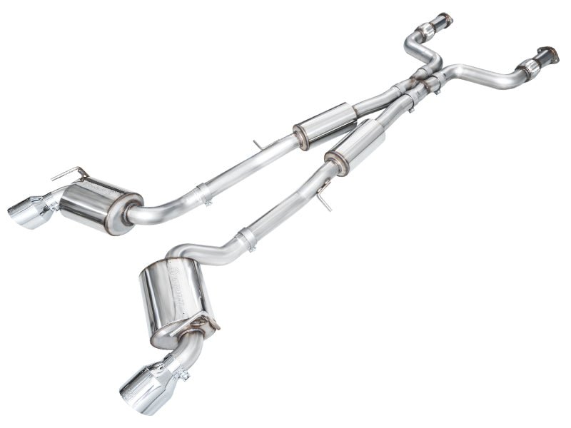 AWE Tuning - AWE 2023 Nissan Z RZ34 RWD Touring Edition Catback Exhaust System w/ Chrome Silver Tips - Panda Motorworks