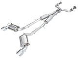 AWE Tuning - AWE 2023 Nissan Z RZ34 RWD Touring Edition Catback Exhaust System w/ Chrome Silver Tips - Panda Motorworks