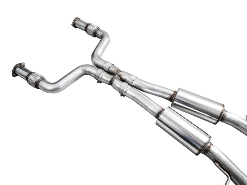 AWE Tuning - AWE 2023 Nissan Z RZ34 RWD Touring Edition Catback Exhaust System w/ Chrome Silver Tips - Panda Motorworks
