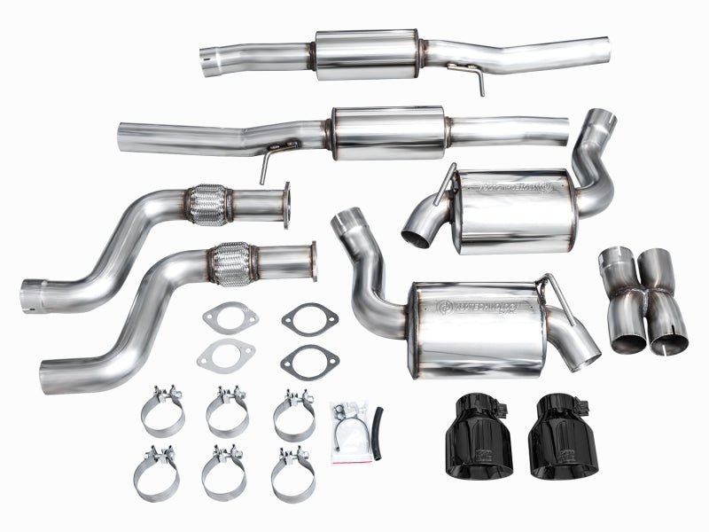 AWE Tuning - AWE 2023 Nissan Z RZ34 RWD Touring Edition Catback Exhaust System w/ Diamond Black Tips - Panda Motorworks