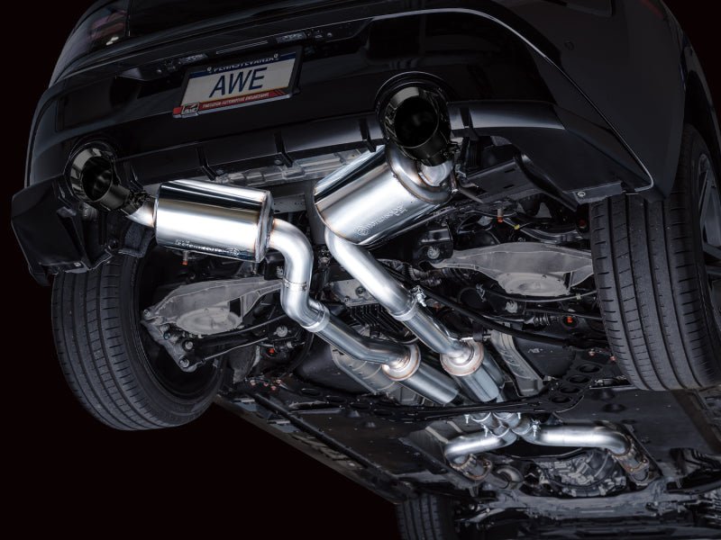 AWE Tuning - AWE 2023 Nissan Z RZ34 RWD Touring Edition Catback Exhaust System w/ Diamond Black Tips - Panda Motorworks