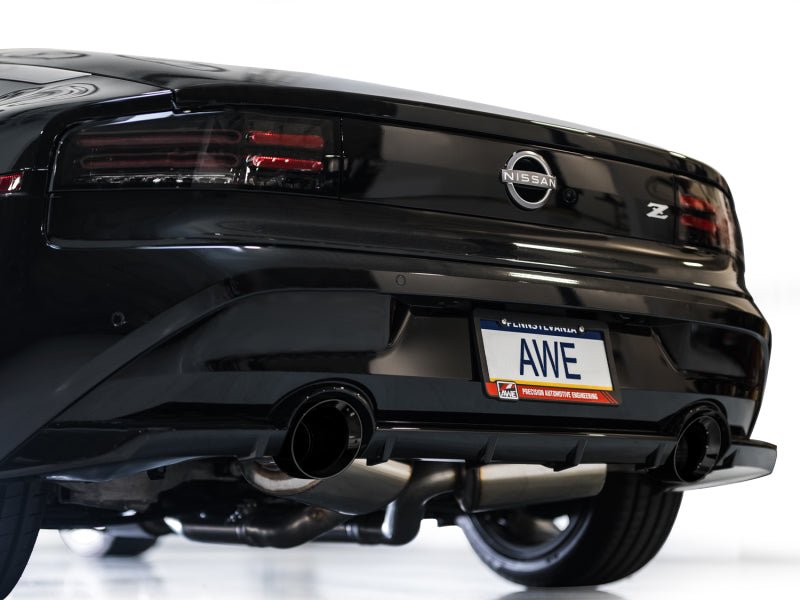 AWE Tuning - AWE 2023 Nissan Z RZ34 RWD Touring Edition Catback Exhaust System w/ Diamond Black Tips - Panda Motorworks