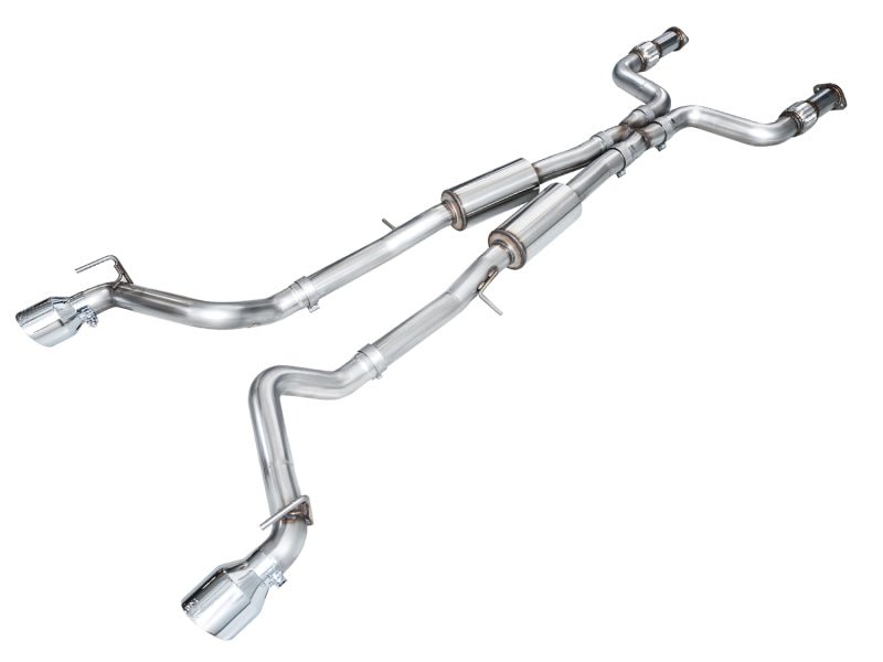 AWE Tuning - AWE 2023 Nissan Z RZ34 RWD Track Edition Catback Exhaust System w/ Chrome Silver Tips - Panda Motorworks