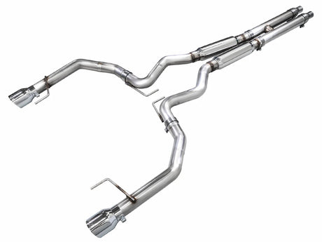 AWE Tuning - AWE Exhaust Suite for S650 Ford Mustang GT Dual Tip